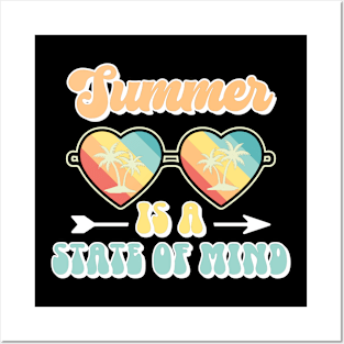 Retro Summer Sayings Summer Beach Vacation Quotes Posters and Art